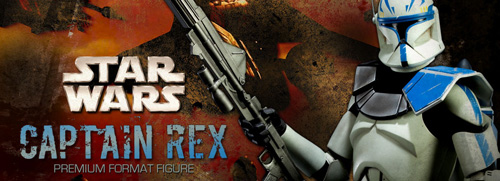 star wars sideshow collectibles Captain Rex Premium Format The Clone Wars