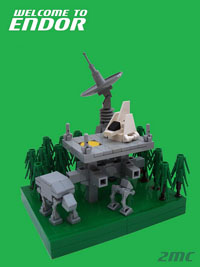 star wars lego MOC mini diorama