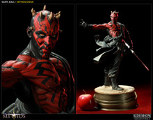 star wars sideshow collectibles star wars myhtos darth maul polystone statue