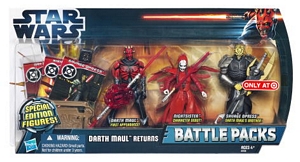 Star Wars Hasbro Darth Maul Returns Battle Packs