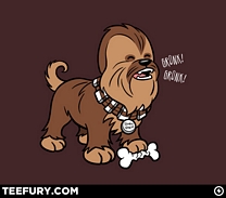 Star Wars TeeFury Chew Barker tee