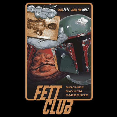 star wars red bubble tee shirt fett club