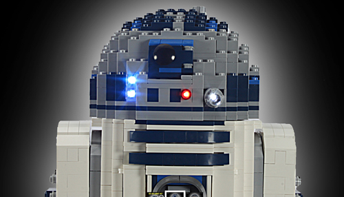 star wars lego R2-D2 UCS light up kit