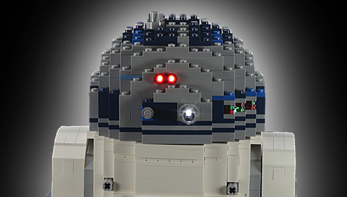 star wars lego R2-D2 UCS light up kit