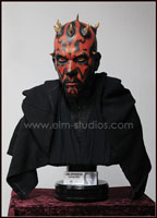 star wars ELM Studi darth maul life size bsute process