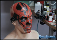 star wars ELM Studi darth maul life size bsute process