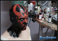 star wars ELM Studi darth maul life size bsute process