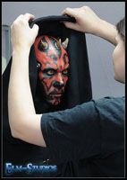 star wars ELM Studi darth maul life size bsute process