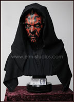 star wars ELM Studi darth maul life size bsute process