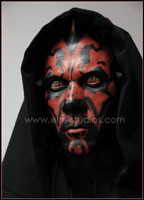 star wars ELM Studi darth maul life size bsute process