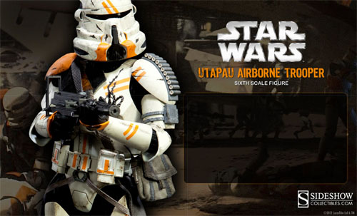 star wars sideshow collectibles utapau airborn clone trooper sixth scale figure