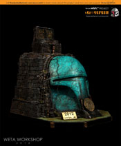 star wars celebration VI dented helmet as you wish project weta studio 2012 helmet
             