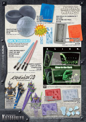 star wars kotobukiya catalogue post sdcc 2012