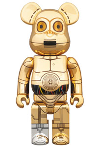 star wars bearbricks 400% C-3PO japon
