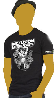 star wars celebration vi tattoo artiste tee shirt exclusive