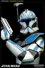 star wars sideshow  collectibles captain rex legendary scale bust clone trooper the clone wars