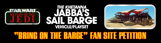 star wars bring on the barge petition jabba palace barge return of the jedi hasbro
