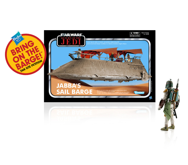 star wars bring on the barge petition jabba palace barge return of the jedi hasbro