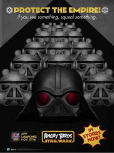 star wars angry birds promo poster
