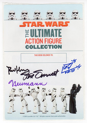 Star Wars: The Ultimate Action Figure Collection book livre steve sansweet rancho obiwan aothogrpahe bookplate