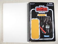 star wars vintage cardback the vintage collection carback recycle note book carnet de note cover