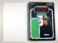 star wars vintage cardback the vintage collection carback recycle note book carnet de note cover