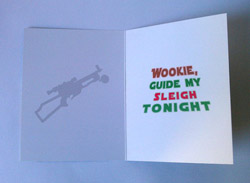 star wars christmas card custom noel cartes voeux