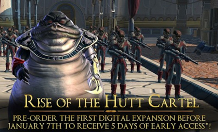 star wars the old republic video game MMO rise of the hutt add on