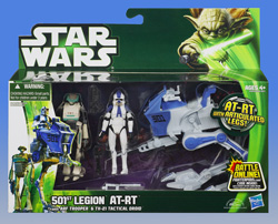 star wars hasbro vehicule & figure pack the clone wars