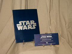 star wars premier ticket on ebay 1000$ 1977