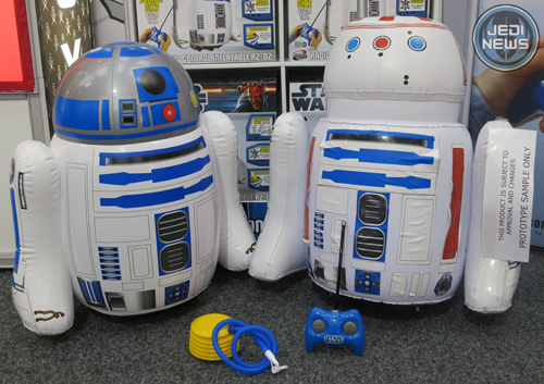 star wars hasbro uk toy fair 2013 droids gonflable flatebles droids R2-D2 R5-D4