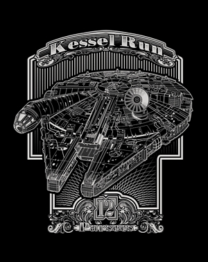 Star Wars ShirtPunch Kessel Run