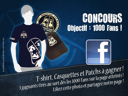 star wars event salon generations star wars & sci fi concours facebook tee-short patch