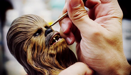 star wars sideshow collectibles cheewbacca wookie premium format figure paint