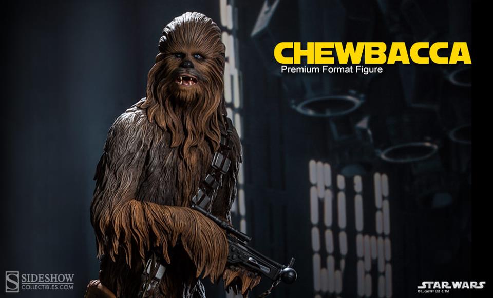 star wars sideshow collectibles chewbacca premium format figure