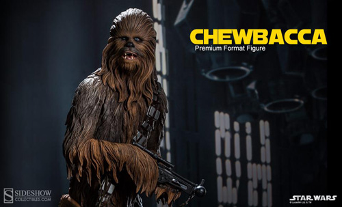 star wars sideshow collectibles chewbacca premium format