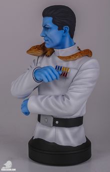 star wars gentle giant grand admiral thrawn mini-buste