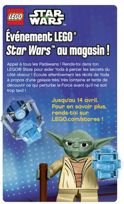 star wars lego calendrier avril yoda chronicles may the four