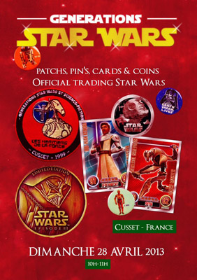 star wars event gnrations star wars et sci-fi patch trading