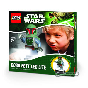 star wars lego recreation light mini-fig desk light yoda boba fett
