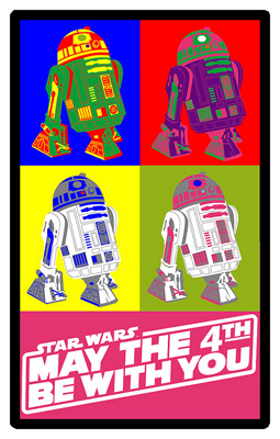star wars patch r2-kt may 4th exclkusive andy warol