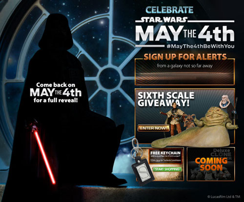 star wars sideshow collectibles darth vader sixth scale figure teaser may the 4th