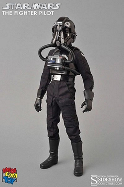 Star Wars Medicom Tie Fighter Pilot 12 inch Black 3