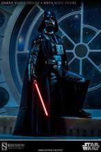 star wars sideshow collectibles darth vader deluxe sixth scale figure rotj return of the jedi