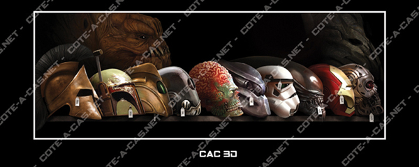 star wars cac3D cote a cas artwork lightographie benjamin carr casque helmet