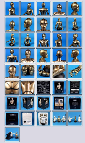star wars gentle giant mini buste C-3PO ralph mcquarrie exclu sdcc 2013