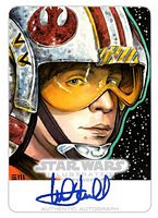 star wars toppps card set trading stra wars illustrate a new hope