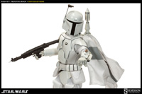 star wars sideshow collectibles boba fett prototype white sixth scale figure sdcc 2013