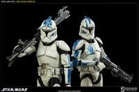 star wars san diego comic con sideshow collectibles echo and fives clone trooper sixth scale figure