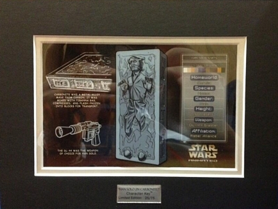 Star Wars ACME Han Solo in Carbonite Character Key SDCC Exclu